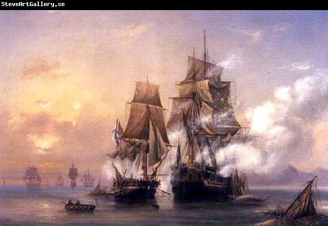 Alexey Bogolyubov Capturing of Swedish 44-gun frigate Venus by Russian 22-gun cutter Merkuriy of June 1, 1789.